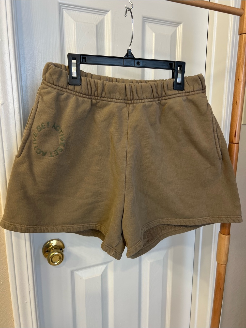 SET Active Olive Brown Athletic Shorts